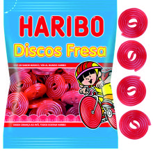 HARIBO DISCOS FRESA 100GR